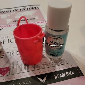 Pink brand hand spray holder and hand spray